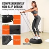 image:imageVEVOR Half Exercise Ball Trainer 2326 inch Balance Ball Trainer 1500lbs Capacity Stability Ball Yoga Ball with Resistance Bands amp Foot Pump Strength Fitness Ball for Home Gym Full Body Workout26 Waterflow Black