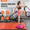 image:imageVEVOR Half Exercise Ball Trainer 2326 inch Balance Ball Trainer 1500lbs Capacity Stability Ball Yoga Ball with Resistance Bands amp Foot Pump Strength Fitness Ball for Home Gym Full Body Workout26 Ripple Pink