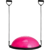 image:imageVEVOR Half Exercise Ball Trainer 2326 inch Balance Ball Trainer 1500lbs Capacity Stability Ball Yoga Ball with Resistance Bands amp Foot Pump Strength Fitness Ball for Home Gym Full Body Workout26 Ripple Pink