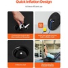 image:imageVEVOR Half Exercise Ball Trainer 2326 inch Balance Ball Trainer 1500lbs Capacity Stability Ball Yoga Ball with Resistance Bands amp Foot Pump Strength Fitness Ball for Home Gym Full Body Workout23 Particle Black