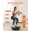 image:imageVEVOR Half Exercise Ball Trainer 2326 inch Balance Ball Trainer 1500lbs Capacity Stability Ball Yoga Ball with Resistance Bands amp Foot Pump Strength Fitness Ball for Home Gym Full Body Workout23 Particle Black