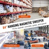 image:imageVEVOR Hanging Magnetic Sweeper Pickup Tool120lbs Nail HangType Magnetic Forklift SweeperIndustrial Grade Magnets Steel Material Hunting Accessories for Picking Up Nails Bolts Iron Chips Metals84 Inch 120lbs