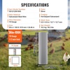 image:imageVEVOR Hardware Cloth 14 inch 48in x 100 ft 23 Gauge Hot Dipped Galvanized Wire Mesh Roll Chicken Wire Fencing Wire Mesh for Rabbit Cages Garden Small Rodents36 x 100