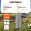 image:imageVEVOR Hardware Cloth 14 inch 48in x 100 ft 23 Gauge Hot Dipped Galvanized Wire Mesh Roll Chicken Wire Fencing Wire Mesh for Rabbit Cages Garden Small Rodents24 x 50