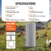 image:imageVEVOR Hardware Cloth 14 inch 48in x 100 ft 23 Gauge Hot Dipped Galvanized Wire Mesh Roll Chicken Wire Fencing Wire Mesh for Rabbit Cages Garden Small Rodents24 x 100