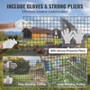 image:imageVEVOR Hardware Cloth 48 x 50 12inch Galvanized Wire Mesh Roll 19 Gauge Chicken Wire Fence Roll Vinyl Coating Metal Wire Mesh for Chicken Coop Barrier Rabbit Snake Fences Poultry Enclosures12inch 48 x 50