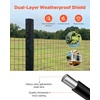 image:imageVEVOR Hardware Cloth 48 x 50 12inch Galvanized Wire Mesh Roll 19 Gauge Chicken Wire Fence Roll Vinyl Coating Metal Wire Mesh for Chicken Coop Barrier Rabbit Snake Fences Poultry Enclosures48in50ft 2in4in