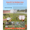 image:imageVEVOR Hardware Cloth 48 x 50 12inch Galvanized Wire Mesh Roll 19 Gauge Chicken Wire Fence Roll Vinyl Coating Metal Wire Mesh for Chicken Coop Barrier Rabbit Snake Fences Poultry Enclosures60in50ft
