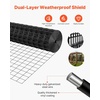 image:imageVEVOR Hardware Cloth 48 x 50 12inch Galvanized Wire Mesh Roll 19 Gauge Chicken Wire Fence Roll Vinyl Coating Metal Wire Mesh for Chicken Coop Barrier Rabbit Snake Fences Poultry Enclosures36in25ft 2in3in