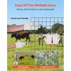 image:imageVEVOR Hardware Cloth 48 x 50 12inch Galvanized Wire Mesh Roll 19 Gauge Chicken Wire Fence Roll Vinyl Coating Metal Wire Mesh for Chicken Coop Barrier Rabbit Snake Fences Poultry Enclosures48in50ft 2in4in