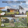 image:imageVEVOR Hardware Cloth 48 x 50 12inch Galvanized Wire Mesh Roll 19 Gauge Chicken Wire Fence Roll Vinyl Coating Metal Wire Mesh for Chicken Coop Barrier Rabbit Snake Fences Poultry Enclosures12inch 48 x 100