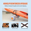 image:imageVEVOR Heavy Duty Kayak Cart 350lbs Load Capacity Detachable Canoe Trolley with 13 Beach Wheels Adjustable Carrier Width amp Nonslip Support Foot for Kayaks Canoes Paddleboards Float Mats Jon Boats