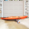 image:imageVEVOR Heavy Duty Kayak Cart 350lbs Load Capacity Detachable Canoe Trolley with 13 Beach Wheels Adjustable Carrier Width amp Nonslip Support Foot for Kayaks Canoes Paddleboards Float Mats Jon Boats