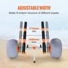image:imageVEVOR Heavy Duty Kayak Cart 350lbs Load Capacity Detachable Canoe Trolley with 13 Beach Wheels Adjustable Carrier Width amp Nonslip Support Foot for Kayaks Canoes Paddleboards Float Mats Jon Boats