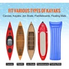 image:imageVEVOR Heavy Duty Kayak Cart 350lbs Load Capacity Detachable Canoe Trolley with 13 Beach Wheels Adjustable Carrier Width amp Nonslip Support Foot for Kayaks Canoes Paddleboards Float Mats Jon Boats