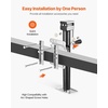 image:imageVEVOR Heavy Duty Swivel Trailer Jack 8000 lbs Static Load Capacity 285 Lift Jack Stand with Handle for RV Horse Utility and Yacht Trailers2500lbs