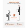 image:imageVEVOR Heavy Duty Swivel Trailer Jack 8000 lbs Static Load Capacity 285 Lift Jack Stand with Handle for RV Horse Utility and Yacht Trailers2500lbs