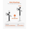 image:imageVEVOR Heavy Duty Swivel Trailer Jack 8000 lbs Static Load Capacity 285 Lift Jack Stand with Handle for RV Horse Utility and Yacht Trailers5000lbs