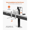 image:imageVEVOR Heavy Duty Swivel Trailer Jack 8000 lbs Static Load Capacity 285 Lift Jack Stand with Handle for RV Horse Utility and Yacht Trailers5000lbs