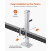 image:imageVEVOR Heavy Duty Swivel Trailer Jack 8000 lbs Static Load Capacity 285 Lift Jack Stand with Handle for RV Horse Utility and Yacht Trailers8000lbs