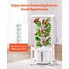 image:imageVEVOR Hydroponic Growing System with Grow Light 30 Pods Vertical 6 Tiers Hydroponic Tower Home Hydronic Garden with Water Pump Plants Germination Kit for Indoor Herbs Fruits and Vegetables6 Tiers30 PodsWith Grow Light