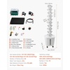 image:imageVEVOR Hydroponic Tower 50 Pods 10 Tiers Hydroponics Growing System Kit with App Control amp Casters Vertical Home Garden with 20L Water Tank amp Pump Planter for Indoor Herbs Fruits and VegetablesPro10 Tiers50 PodsNo Grow Light