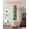 image:imageVEVOR Hydroponic Tower 50 Pods 10 Tiers Hydroponics Growing System Kit with App Control amp Casters Vertical Home Garden with 20L Water Tank amp Pump Planter for Indoor Herbs Fruits and VegetablesPro9 Tiers45 PodsWith Grow Light