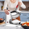 image:imageVEVOR Ice Crusher Machine 220lbs Per Hour Electric 4 Blades Snow Cone Maker Stainless Steel Shaved Ice Machine with Bowl and Cover 300W 2000RPM IceShaver for Home and Commercial Use SilverSilver
