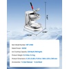 image:imageVEVOR Ice Crusher Machine 220lbs Per Hour Electric 4 Blades Snow Cone Maker Stainless Steel Shaved Ice Machine with Bowl and Cover 300W 2000RPM IceShaver for Home and Commercial Use SilverSilver