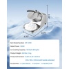 image:imageVEVOR Ice Crusher Machine 286lbs Per Hour Electric 4 Blades Snow Cone Maker Stainless Steel Shaved Ice Machine with Bowl and Cover 300W 2000RPM IceShaver for Home and Commercial Use BlueSliver