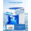 image:imageVEVOR Ice Shaver Machine Electric Snow Cone Machine 265 LBSH Shaved Ice Machine 250W Ice Crusher Triple Blades Tabletop Shaved Ice Maker with Adjustable Fineness for Home and Commercial UseBlue