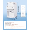 image:imageVEVOR Ice Shaver Machine Electric Snow Cone Machine 265 LBSH Shaved Ice Machine 250W Ice Crusher Triple Blades Tabletop Shaved Ice Maker with Adjustable Fineness for Home and Commercial UseWhite