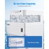 image:imageVEVOR Ice Shaver Machine Electric Snow Cone Machine 265 LBSH Shaved Ice Machine 250W Ice Crusher Triple Blades Tabletop Shaved Ice Maker with Adjustable Fineness for Home and Commercial UseWhite