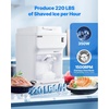 image:imageVEVOR Ice Shaver Machine Electric Snow Cone Machine 265 LBSH Shaved Ice Machine 250W Ice Crusher Triple Blades Tabletop Shaved Ice Maker with Adjustable Fineness for Home and Commercial UseSilver