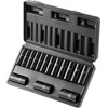 image:imageVEVOR Impact Socket Set 12 Inches 26 Piece Deep Sockets 6Point Rugged Construction CrV 12 Inches Drive Socket Set Impact Metric 10mm  36mm with a Storage Cage38 15PCS CRMO