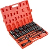 image:imageVEVOR Impact Socket Set 12 Inches 26 Piece Deep Sockets 6Point Rugged Construction CrV 12 Inches Drive Socket Set Impact Metric 10mm  36mm with a Storage Cage34 22PCS
