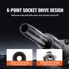 image:imageVEVOR Impact Socket Set 12 Inches 26 Piece Deep Sockets 6Point Rugged Construction CrV 12 Inches Drive Socket Set Impact Metric 10mm  36mm with a Storage Cage38 48PCS