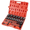 image:imageVEVOR Impact Socket Set 12 Inches 26 Piece Deep Sockets 6Point Rugged Construction CrV 12 Inches Drive Socket Set Impact Metric 10mm  36mm with a Storage Cage34 22PCS