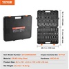 image:imageVEVOR Impact Socket Set 12 Inches 26 Piece Deep Sockets 6Point Rugged Construction CrV 12 Inches Drive Socket Set Impact Metric 10mm  36mm with a Storage Cage12  38 59PCS CRMO