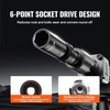 image:imageVEVOR Impact Socket Set 12 Inches 26 Piece Deep Sockets 6Point Rugged Construction CrV 12 Inches Drive Socket Set Impact Metric 10mm  36mm with a Storage Cage38 14PCS Universal CRMO