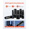 image:imageVEVOR Impact Socket Set 34 Inches 29 Piece Impact Sockets 6Point Sockets Rugged Construction CRM0 34 Inches Drive Socket Set Impact SAE 34 inch  212 inch with a Storage Cage12 29 PCS