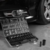 image:imageVEVOR Impact Socket Set 34 Inches 29 Piece Impact Sockets 6Point Sockets Rugged Construction CRM0 34 Inches Drive Socket Set Impact SAE 34 inch  212 inch with a Storage Cage12 26PCS