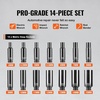 image:imageVEVOR Impact Socket Set 34 Inches 29 Piece Impact Sockets 6Point Sockets Rugged Construction CRM0 34 Inches Drive Socket Set Impact SAE 34 inch  212 inch with a Storage Cage14 14PCS CRMO