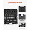 image:imageVEVOR Impact Socket Set 34 Inches 29 Piece Impact Sockets 6Point Sockets Rugged Construction CRM0 34 Inches Drive Socket Set Impact SAE 34 inch  212 inch with a Storage Cage34 29PCS CRMO