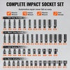 image:imageVEVOR Impact Socket Set 34 Inches 29 Piece Impact Sockets 6Point Sockets Rugged Construction CRM0 34 Inches Drive Socket Set Impact SAE 34 inch  212 inch with a Storage Cage14 55PCS