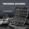 image:imageVEVOR Impact Socket Set 34 Inches 29 Piece Impact Sockets 6Point Sockets Rugged Construction CRM0 34 Inches Drive Socket Set Impact SAE 34 inch  212 inch with a Storage Cage14 55PCS