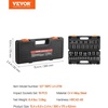 image:imageVEVOR Impact Socket Set 34 Inches 29 Piece Impact Sockets 6Point Sockets Rugged Construction CRM0 34 Inches Drive Socket Set Impact SAE 34 inch  212 inch with a Storage Cage12 19PCS