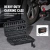 image:imageVEVOR Impact Socket Set 34 Inches 29 Piece Impact Sockets 6Point Sockets Rugged Construction CRM0 34 Inches Drive Socket Set Impact SAE 34 inch  212 inch with a Storage Cage14 55PCS