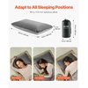 image:imageVEVOR Inflatable Camping Pillow 5Inch Thickened Travel Pillow Soft Backpacking Pillows with Removable amp Washable Cover Storage Bag Lightweight and Portable for Camping Air Travel Hiking OfficeMemory Foam  Medium
