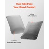 image:imageVEVOR Inflatable Camping Pillow 5Inch Thickened Travel Pillow Soft Backpacking Pillows with Removable amp Washable Cover Storage Bag Lightweight and Portable for Camping Air Travel Hiking OfficeMemory Foam  Medium